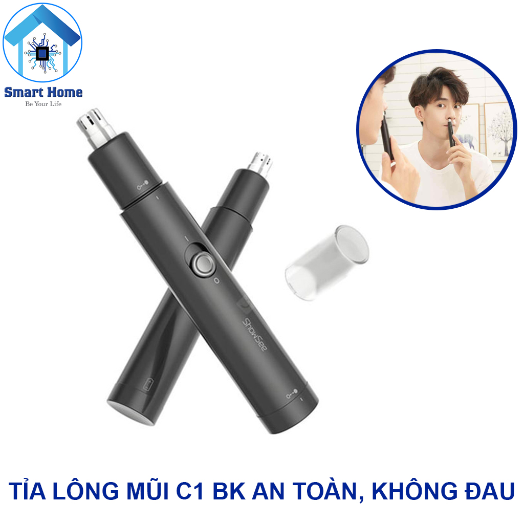 Máy Tỉa Lông Mũi C1 - Cắt Tỉa Lông Mũi Gọn Nhẹ Không Gây Đau Rát - Dụng Cụ Tỉa Lông Mũi An Toàn