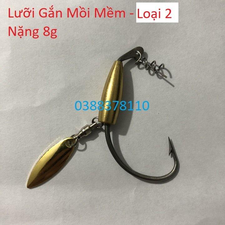 Lưỡi Gắn Mồi Lưỡi Gắn Mồi Mềm - Loại 2