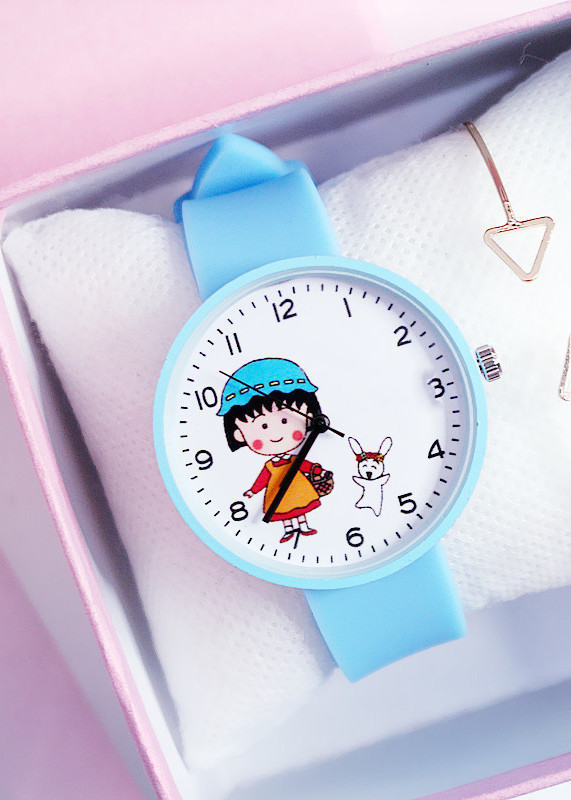 Đồng hồ thời trang nữ dây cao su bé gái Candycat PKHRCAT002 (Đường kính mặt: 36 mm)