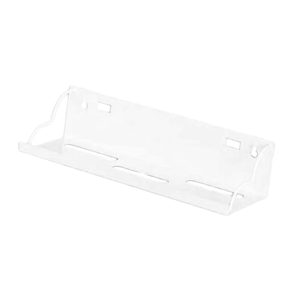 WALL MOUNTED IRON SHELVES FLOATING SHELF RACK HOLDER White