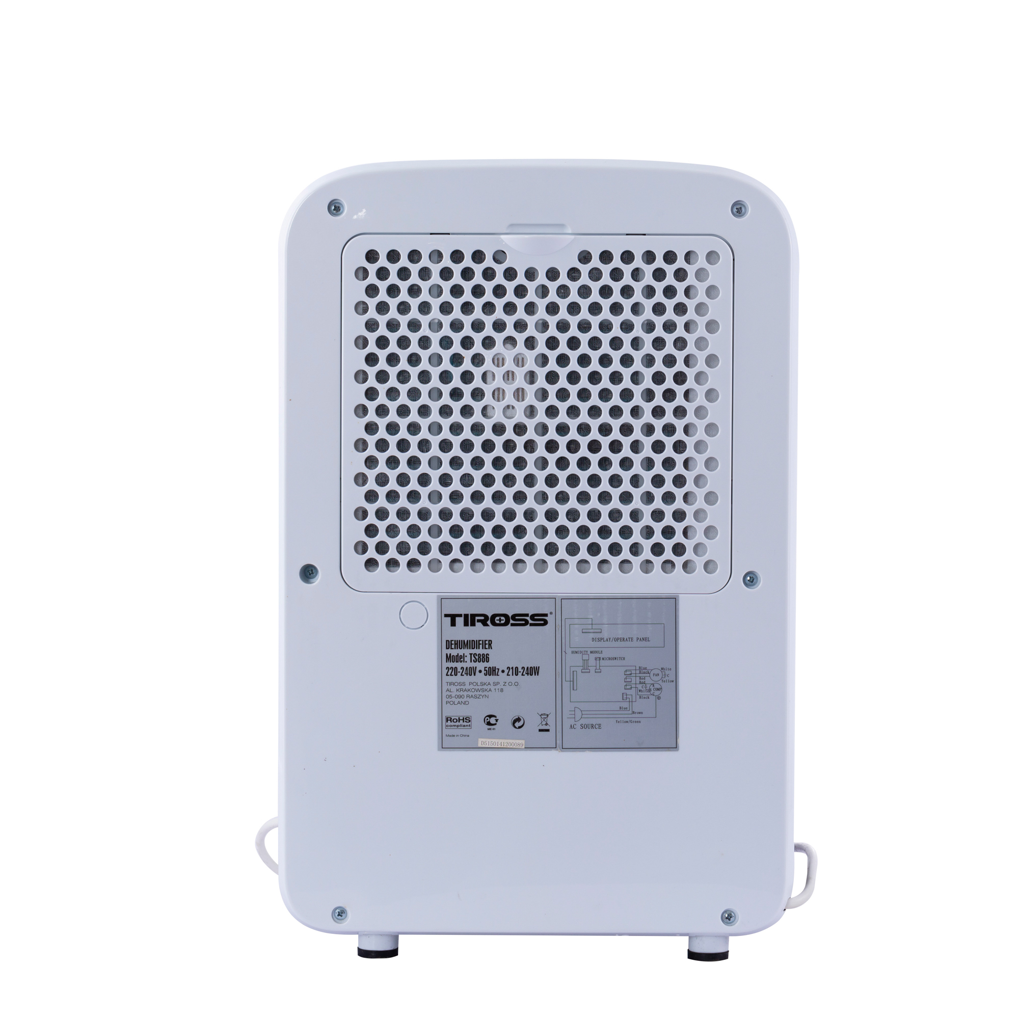 Máy Hút Ẩm Tiross TS886 240W - Hàng chính hãng