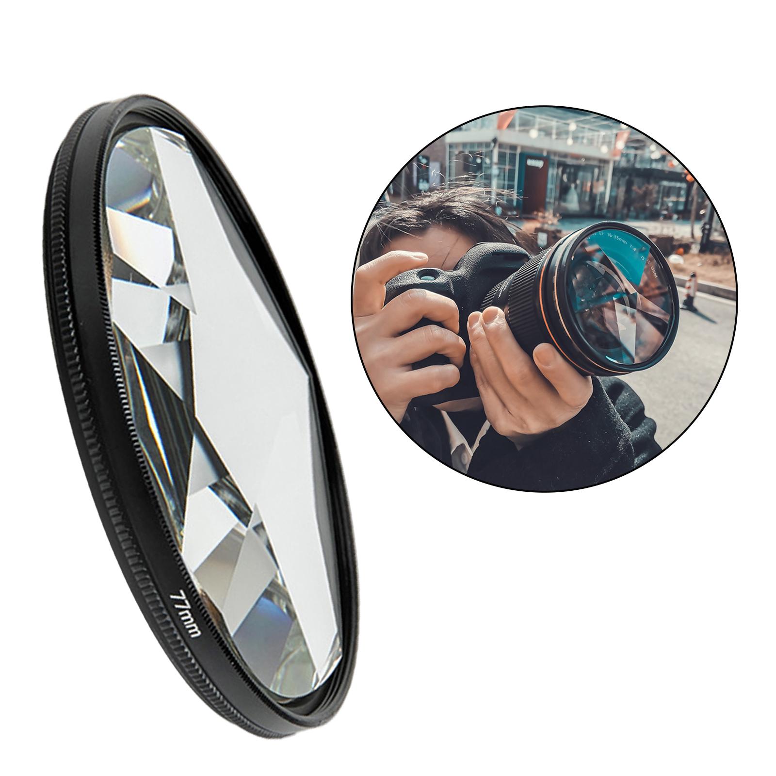 77mm Pentaprism Prism Special Effects Camera Filter Number of Subject
