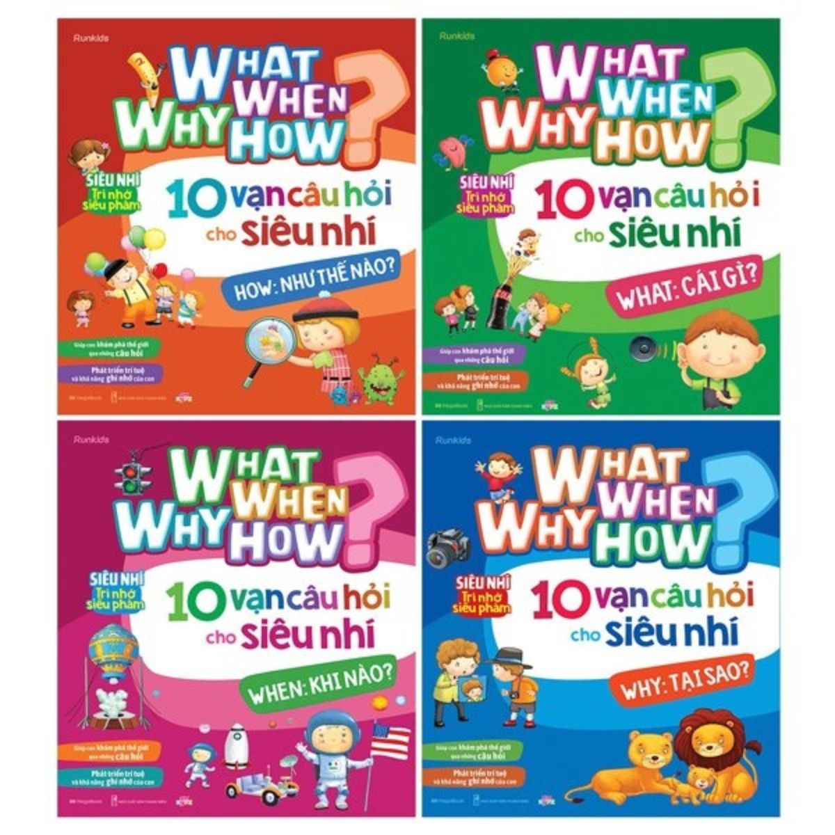 Bộ Sách What Why When How? - 10 Vạn Câu Hỏi Cho Siêu Nhí