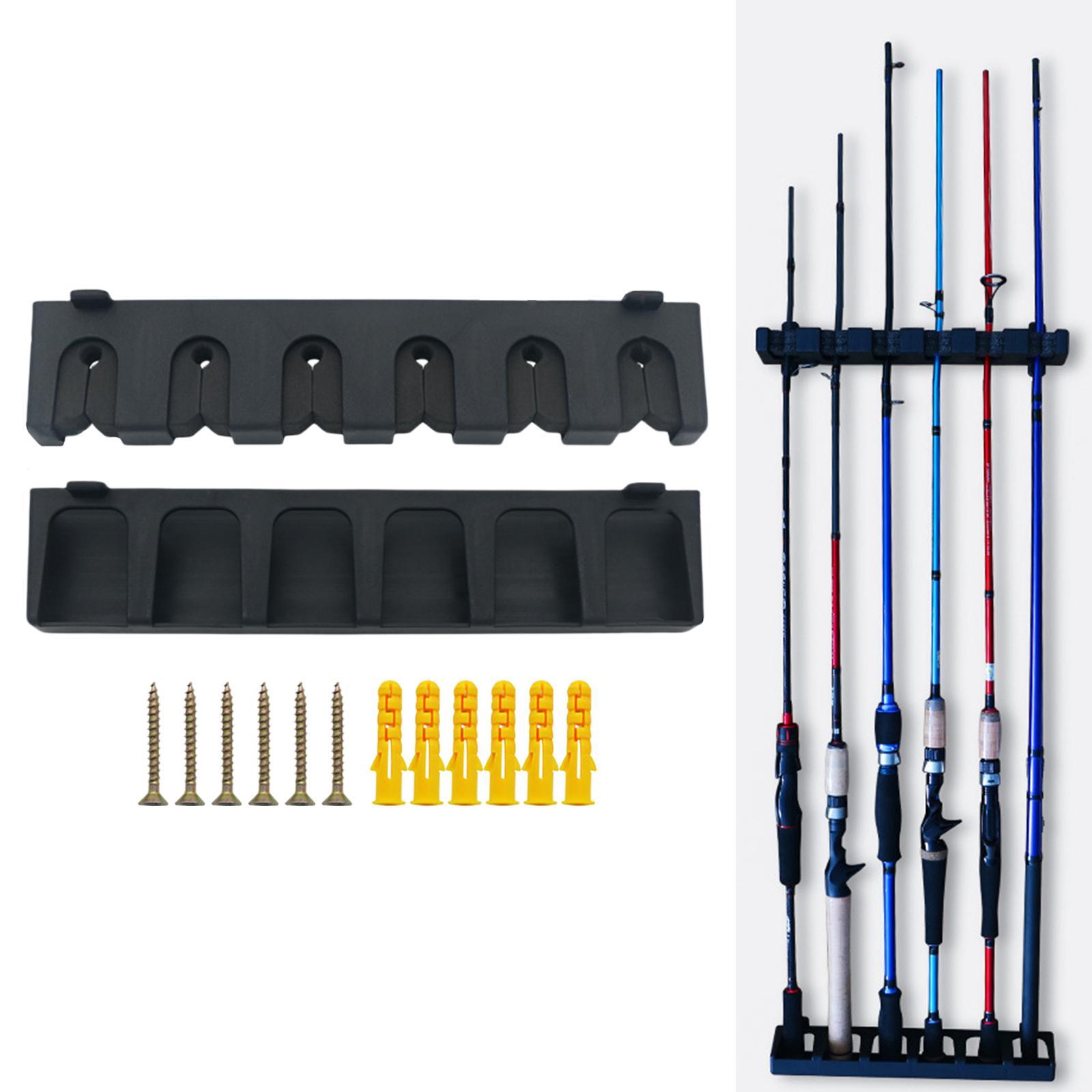 Fishing Rod Holder – Wall Mounted Fishing Rod Rack, Fishing Rod Fishing Pole Holder