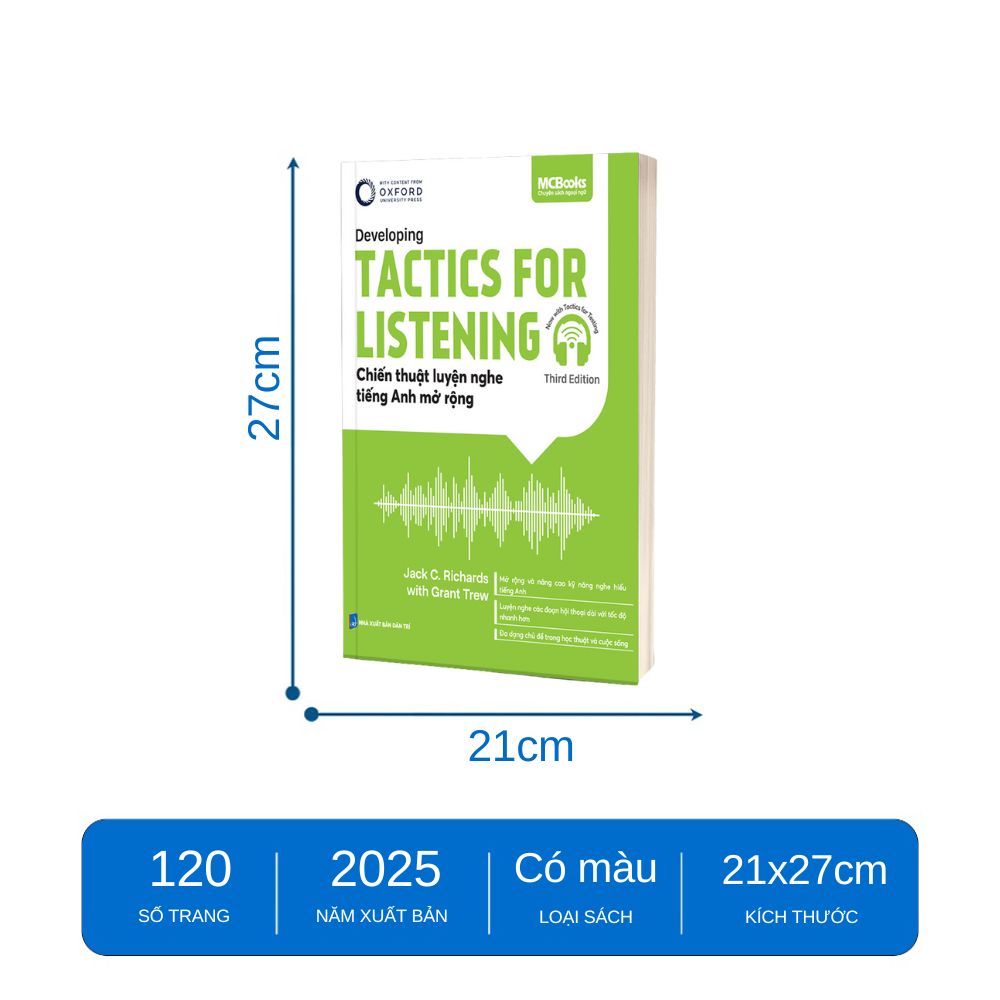 Tactics for Listening - Developing - Chiến thuật luyện nghe Tiếng Anh mở rộng