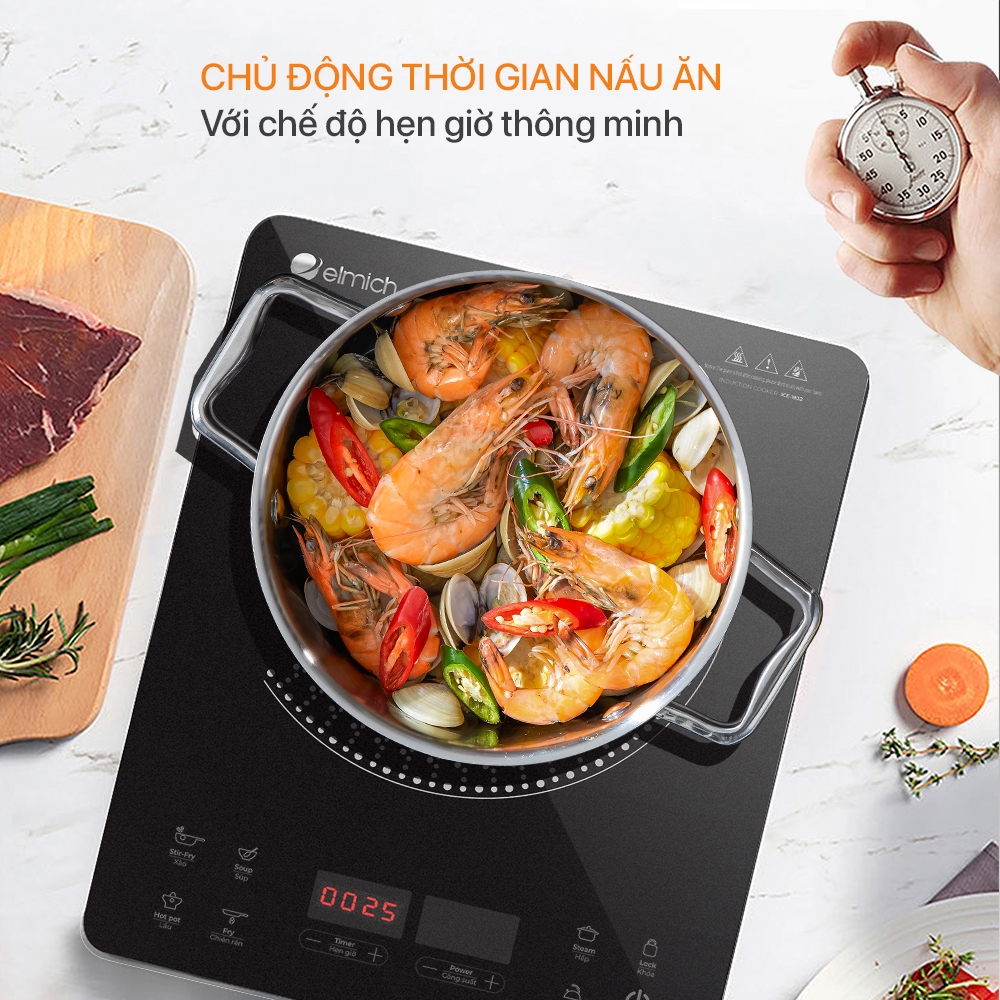 Bếp Từ Đơn Elmich ICE-1832 - Hàng Chính Hãng