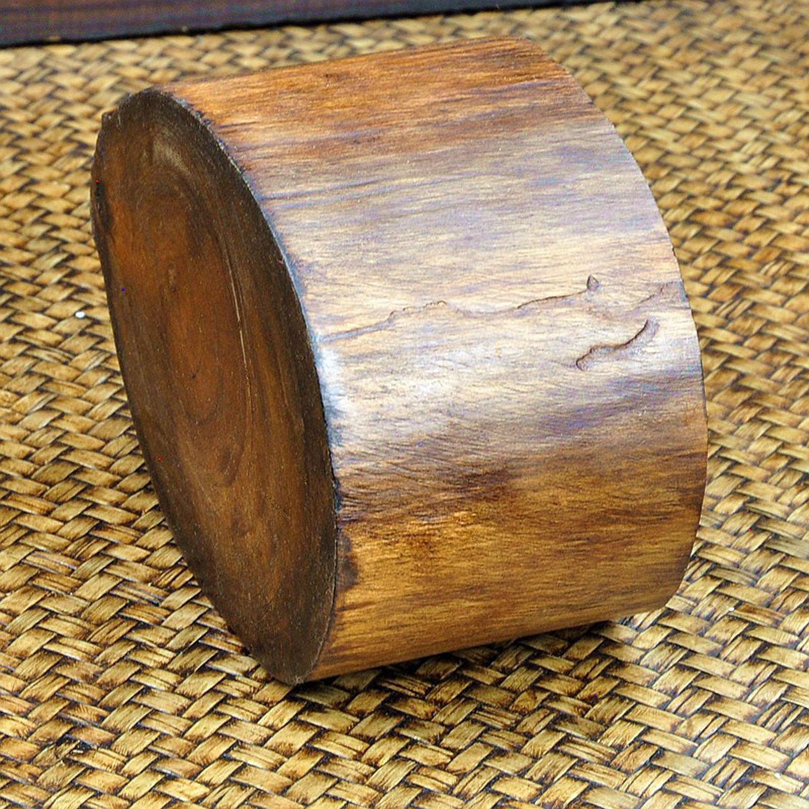 Wooden Candle Holder Candlestick Ornament Retro Style Tea Light Holders