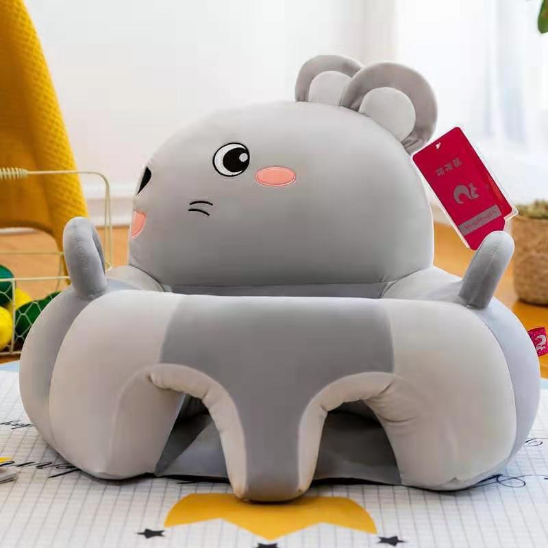 Ghế tập ngồi, ăn dặm hình thú nhồi bông cho bé, trẻ em sơ sinh
