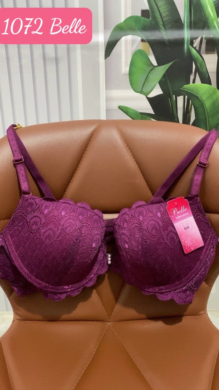 Áo Lót Nữ Mút Mỏng Ren Có Gọng Cài Trước Belle 1072 – Gợi Cảm, Tôn Dáng