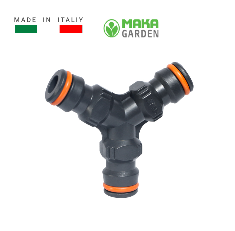 Khớp nối nhanh 3 đầu để chia nhánh dây tưới GF3451 hàng của Ý
