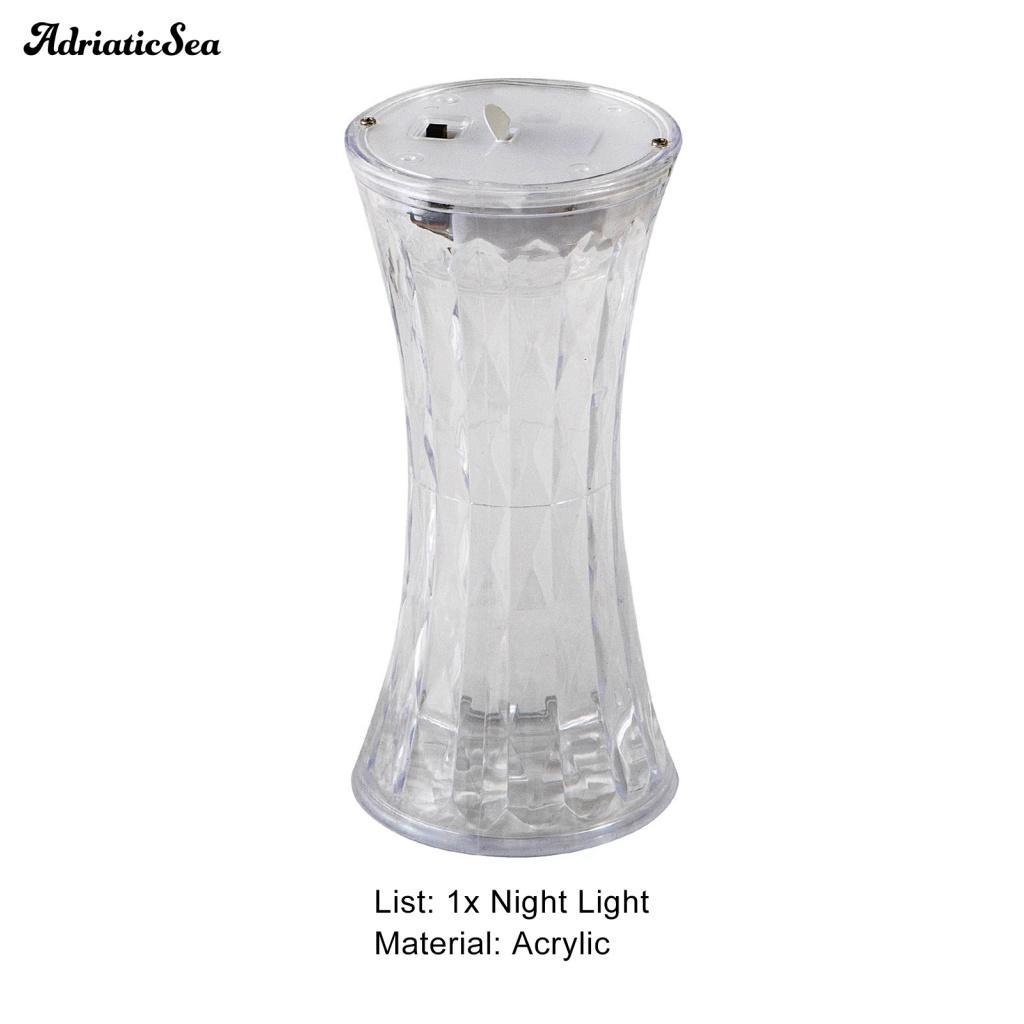 Đèn Ngủ LED Pha Lê Giả Thiết Kế Sáng Tạo Độ Bền Cao