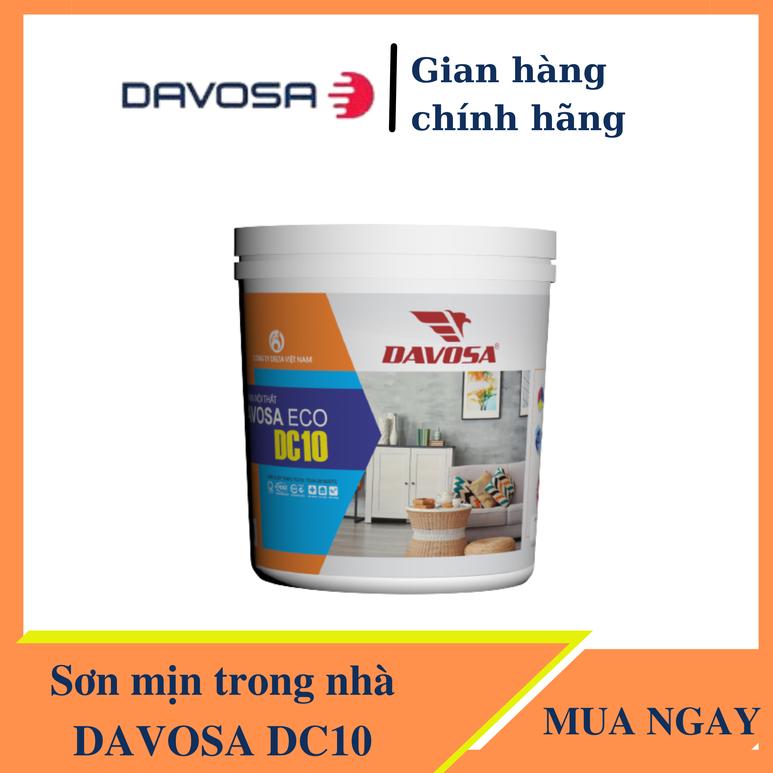 Sơn mịn trong nhà DAVOSA DC10