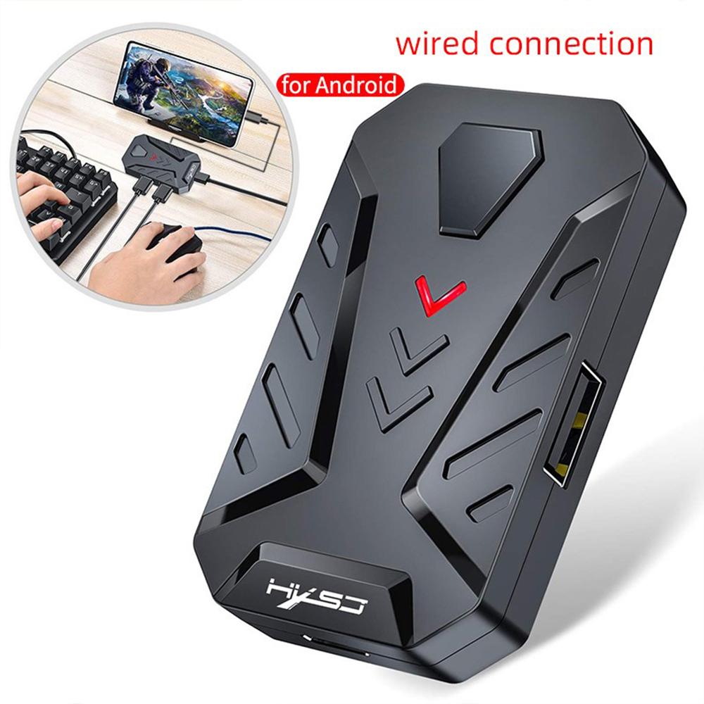 Bộ chuyển đổi bàn phím chuột có dây HXSJ P8 với 3 cổng USB cho Android