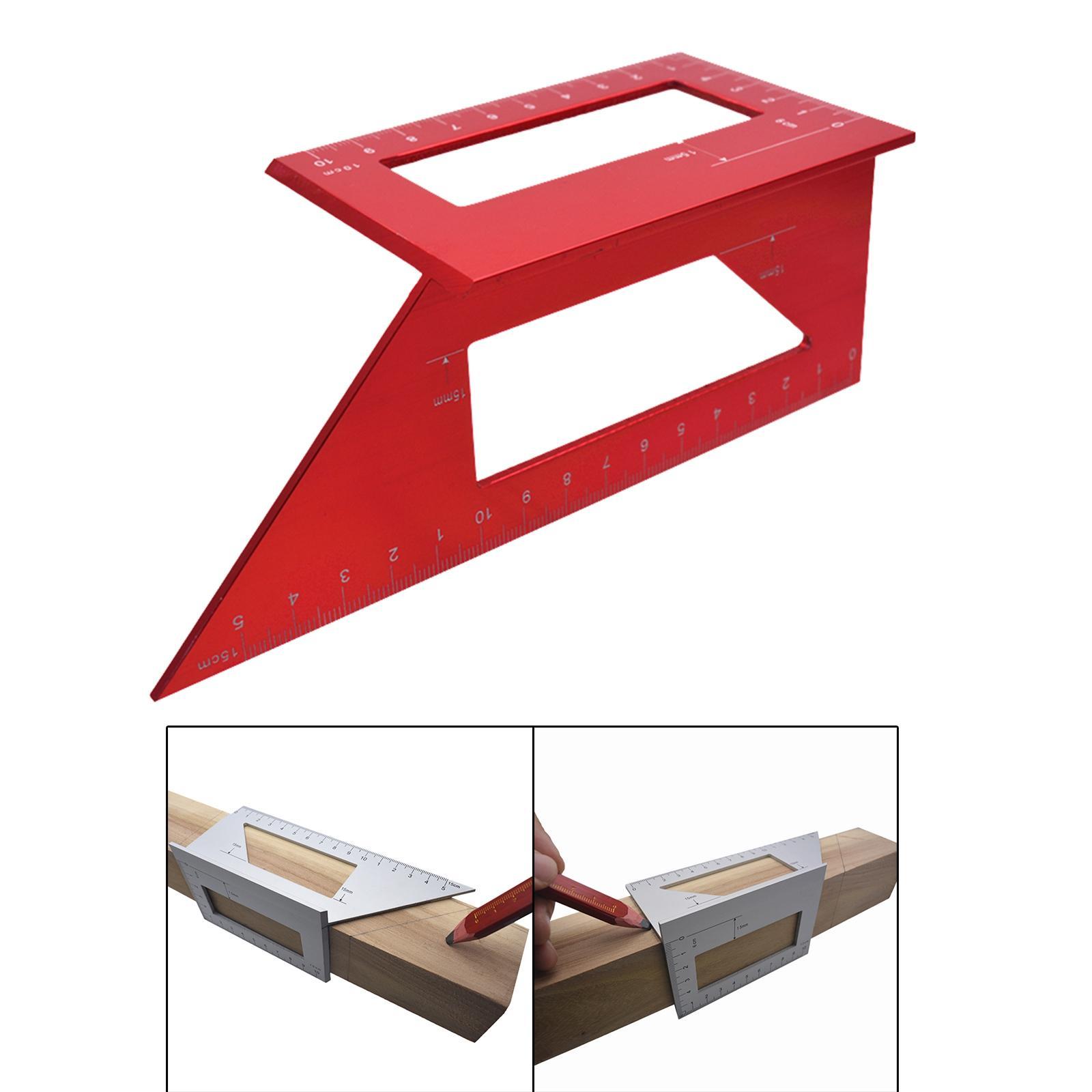 Multifunctional Angle Ruler Woodworking Scriber for Construction Woodworking Carpenter