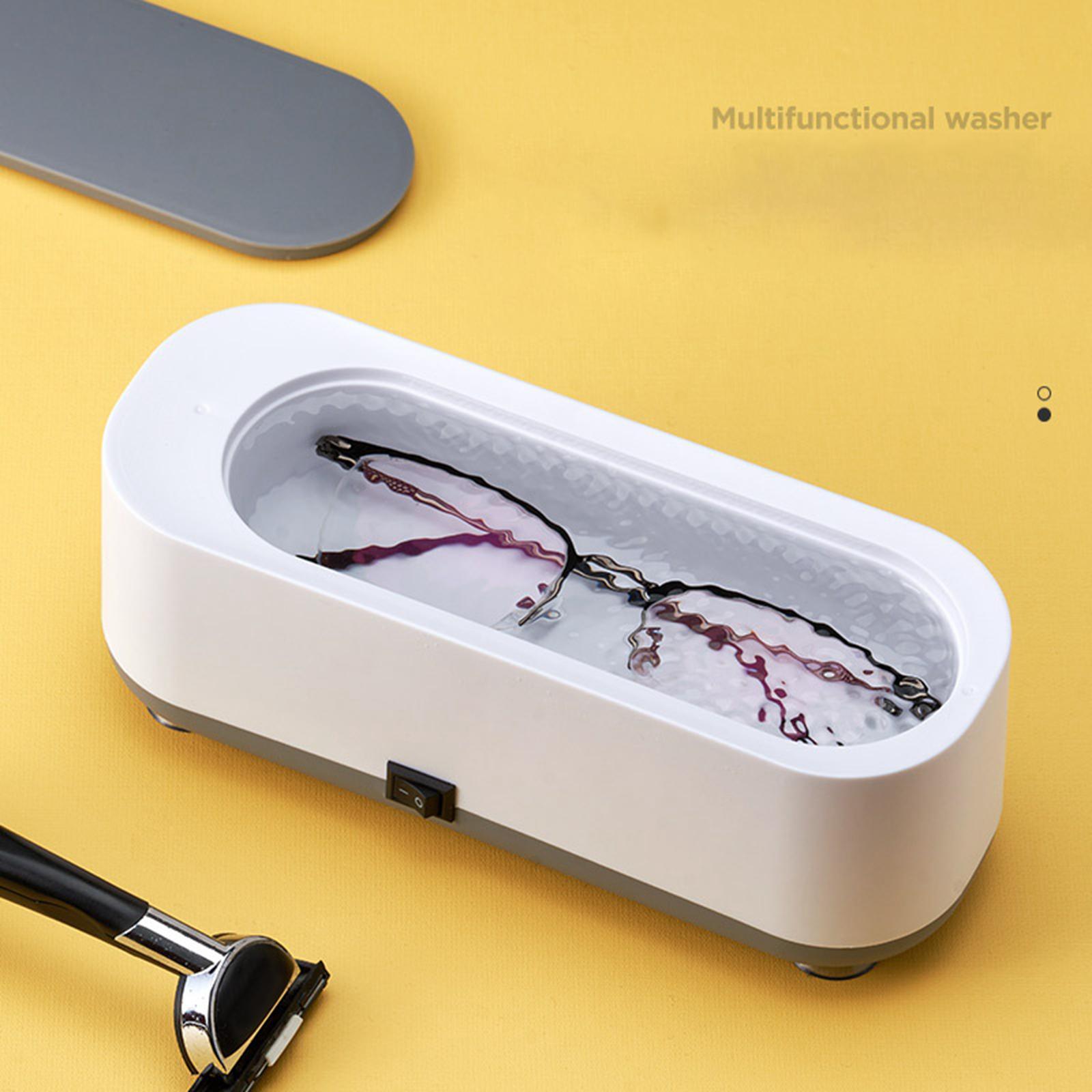 Portable Ultrasonic Jewelry Cleaner Household for Coins Eye Glasses Watches