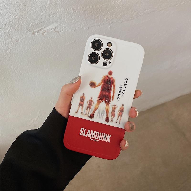 Ốp Lưng Silicon Cho Iphone 14 Pro Max / 14 Pro / 13 Pro Max / 12 Pro Max Họa Tiết Slam Dunk - Bum Store Galax Case