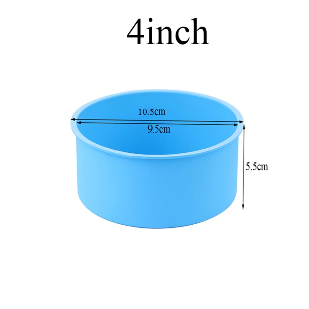 Khuôn silicone làm bánh 4 Inch thiết kế tiện lợi dễ dùng cho nhà bếp