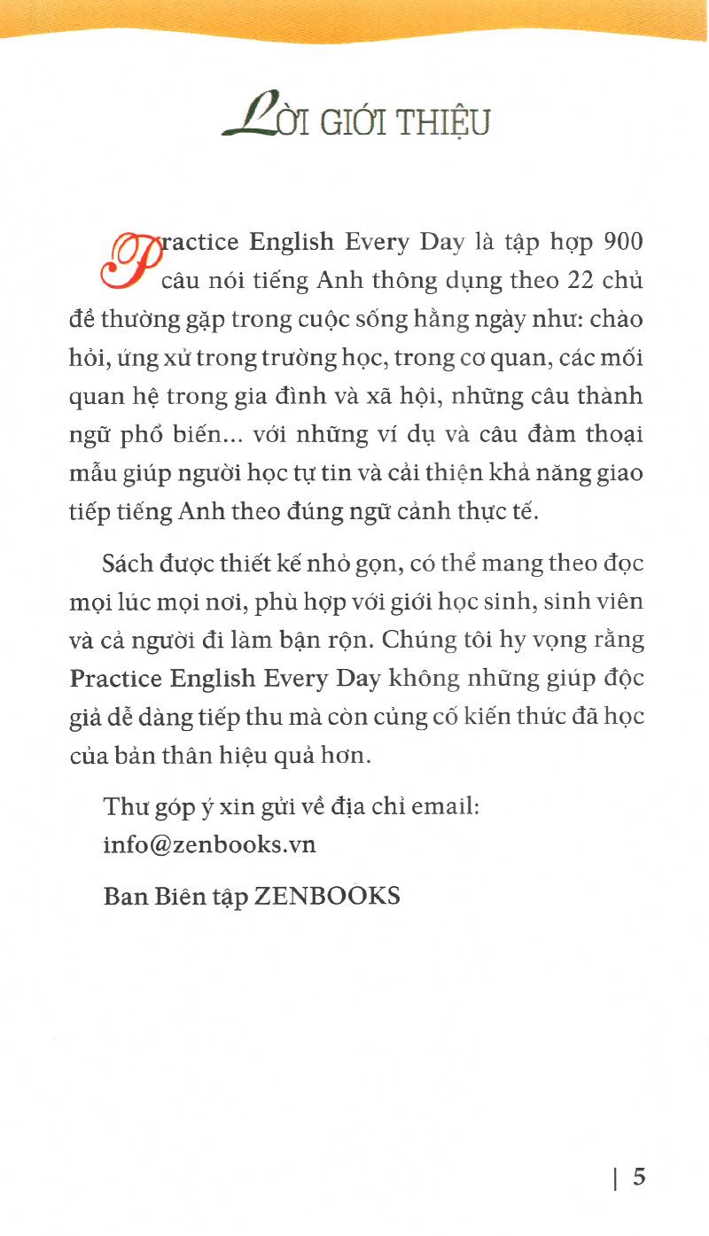 Practice English Every Day - Đối Đáp Tiếng Anh Không Cần Nghĩ (Tái Bản 2022)