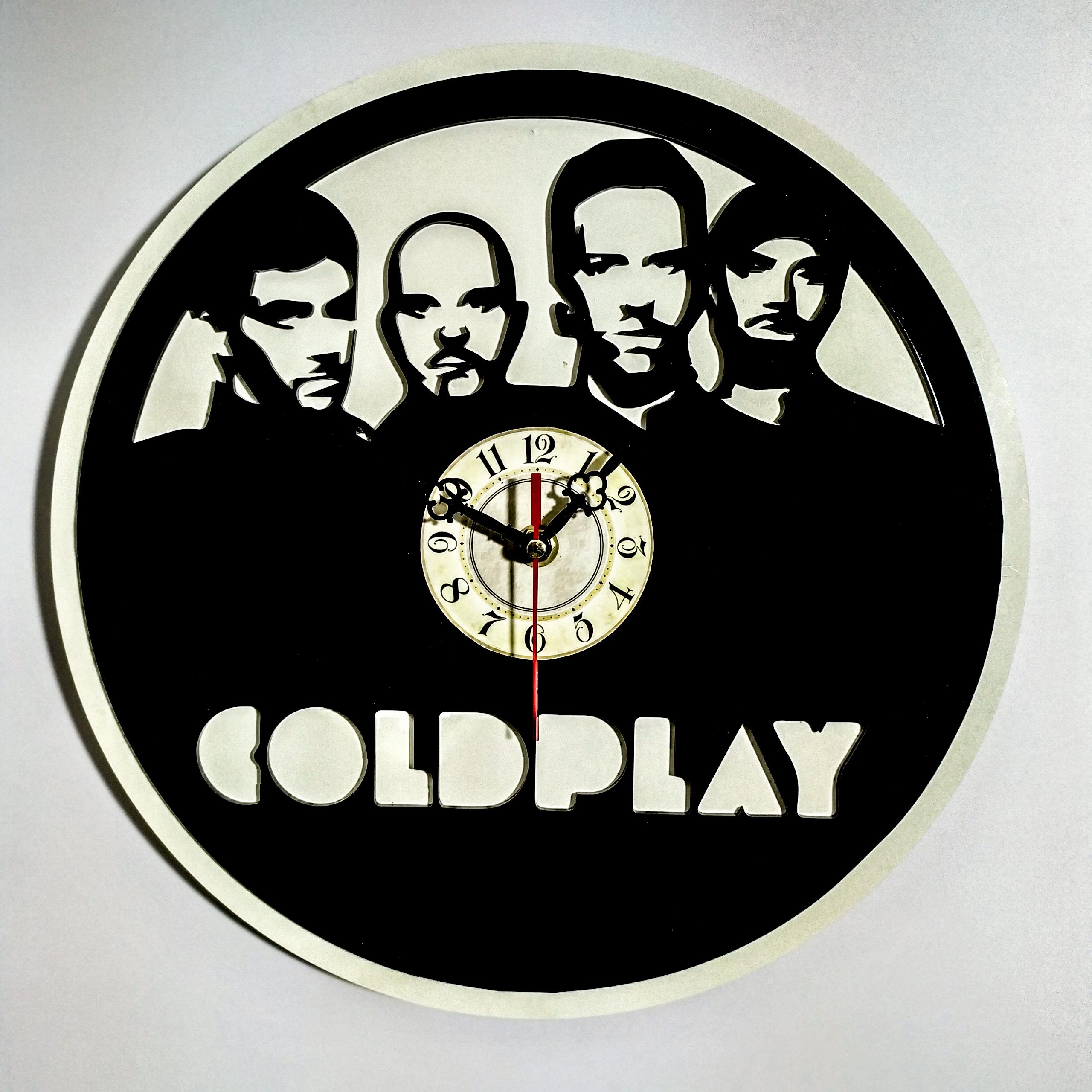 Đồng hồ treo tường độc đáo - ban nhạc Coldplay