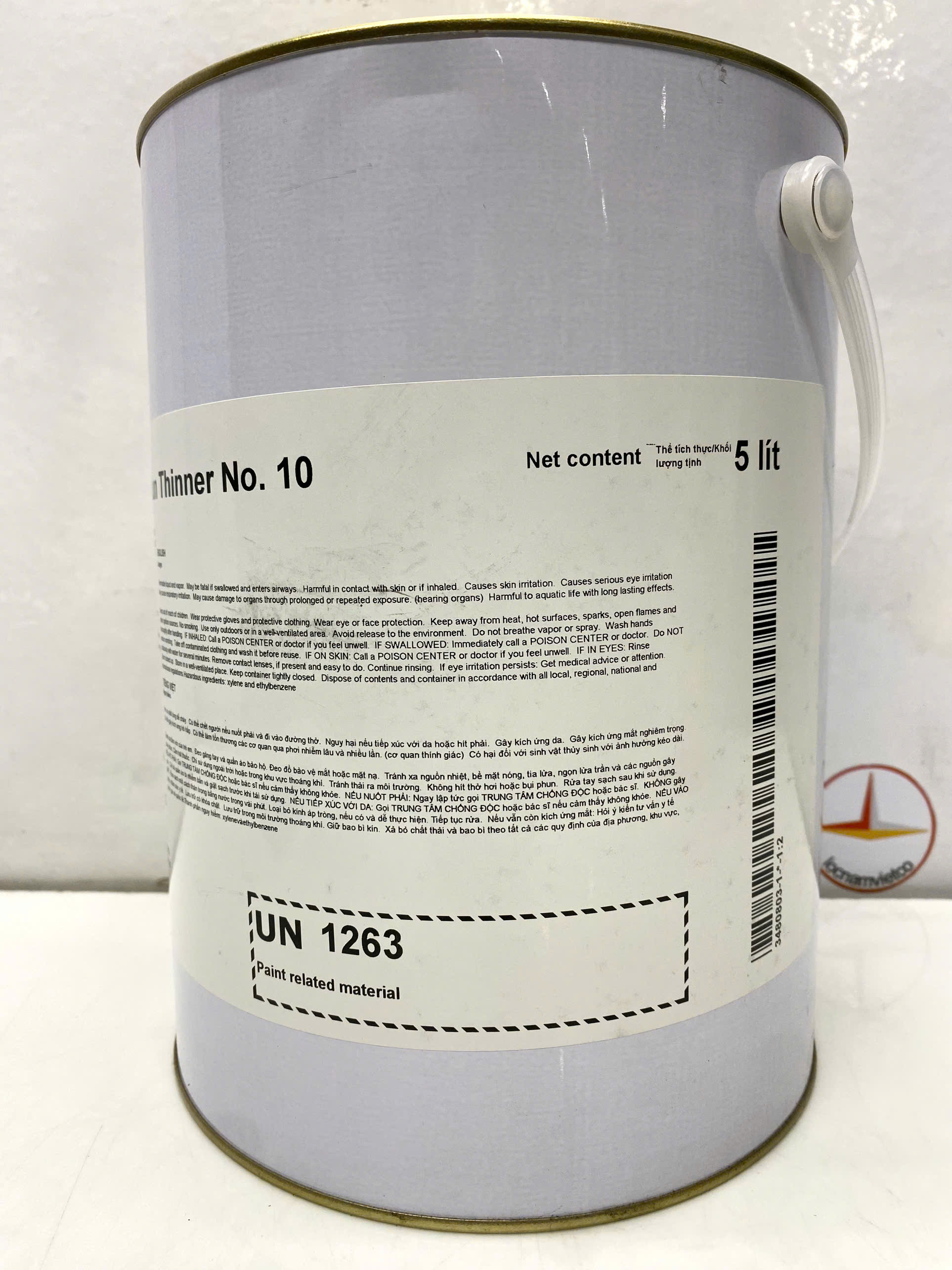 Dung môi pha sơn Jotun Thinner No 10 _ 5L