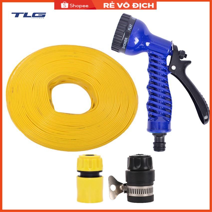 Bộ dây tăng áp 3 lần vòi xịt nước rửa xe, tưới cây loại 7-10m  206843