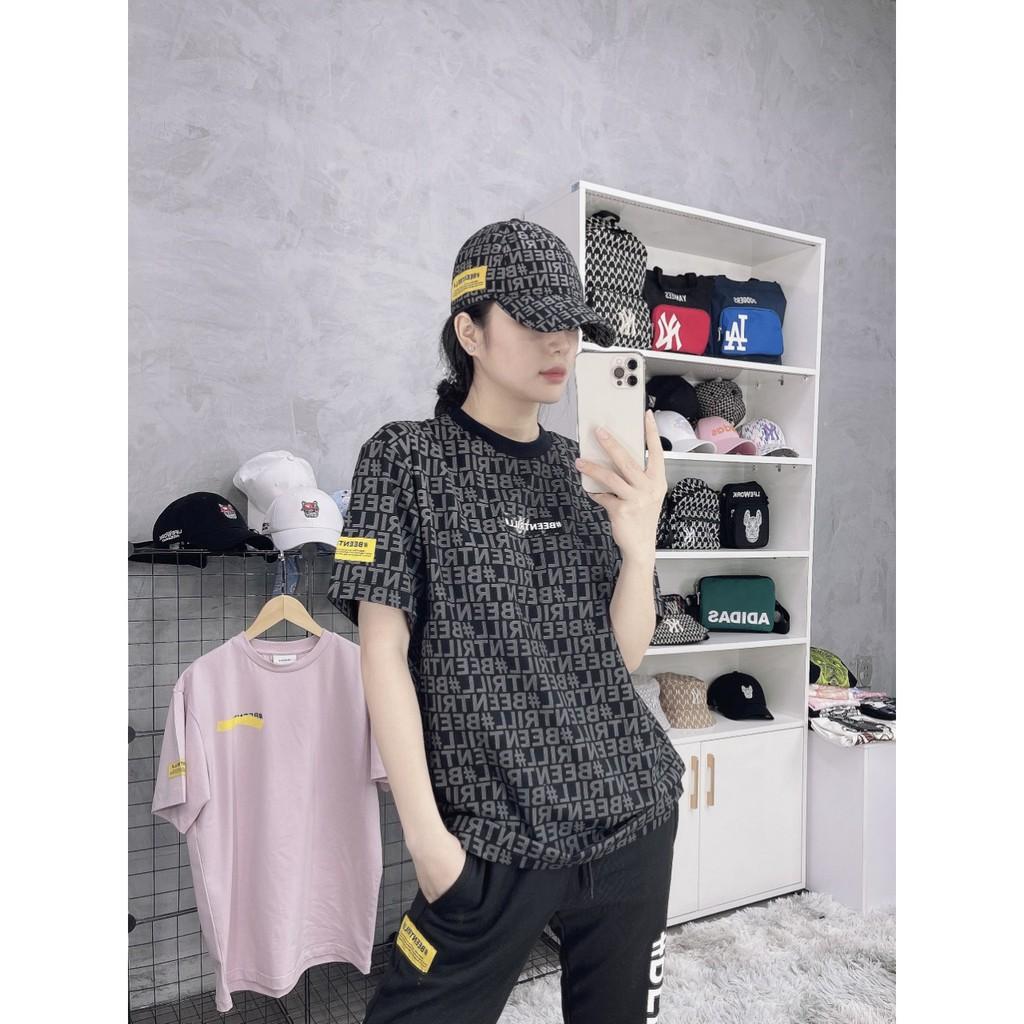 Áo thun tay lỡ phông Unisex nam nữ cotton beentrill monogram -B01