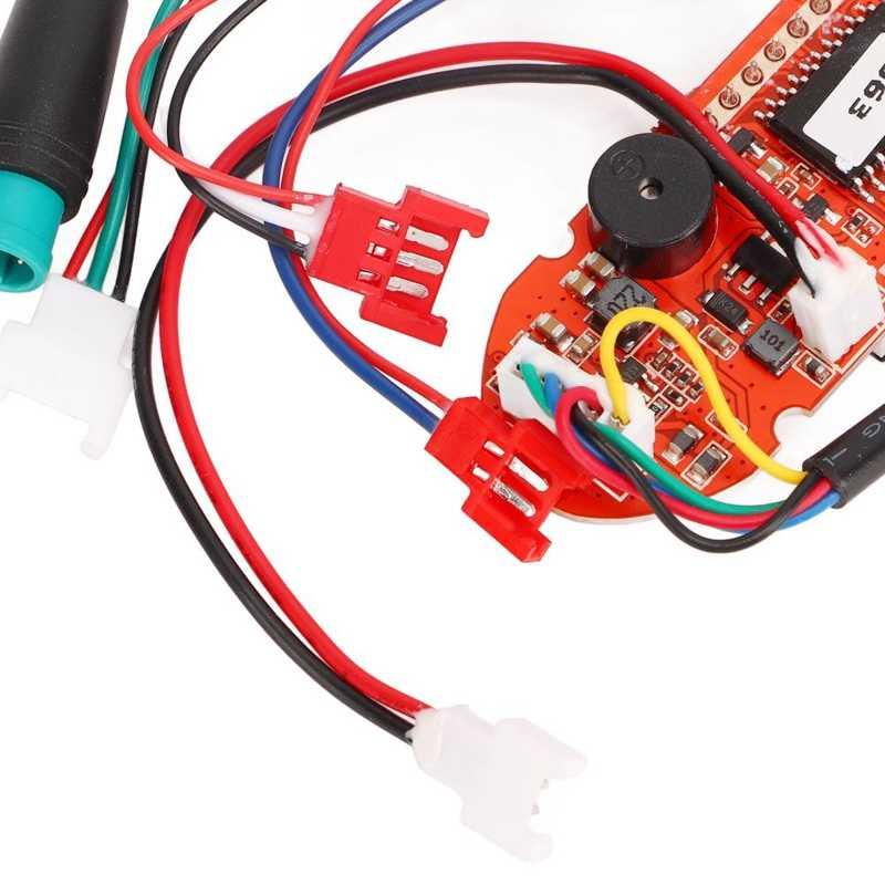Bảng điều khiển xe tay ga điện Bảng mạch thay thế xe tay ga kim loại LENZOD với màn hình hiển thị dữ liệu rõ ràng