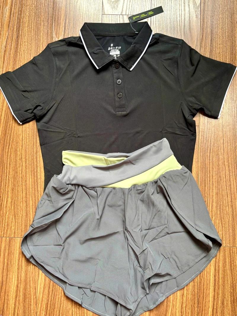 Bộ quần áo thể thao nữ đa năng chạy bộ, tennis, pickeball, yoga,gym,aerobic,zumba