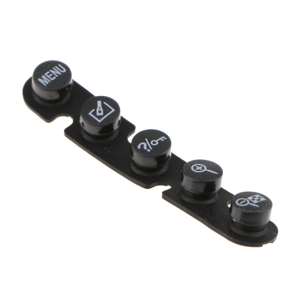 Rear Back Button Rubber Cover Key Replacement Part Menu For D600 D610