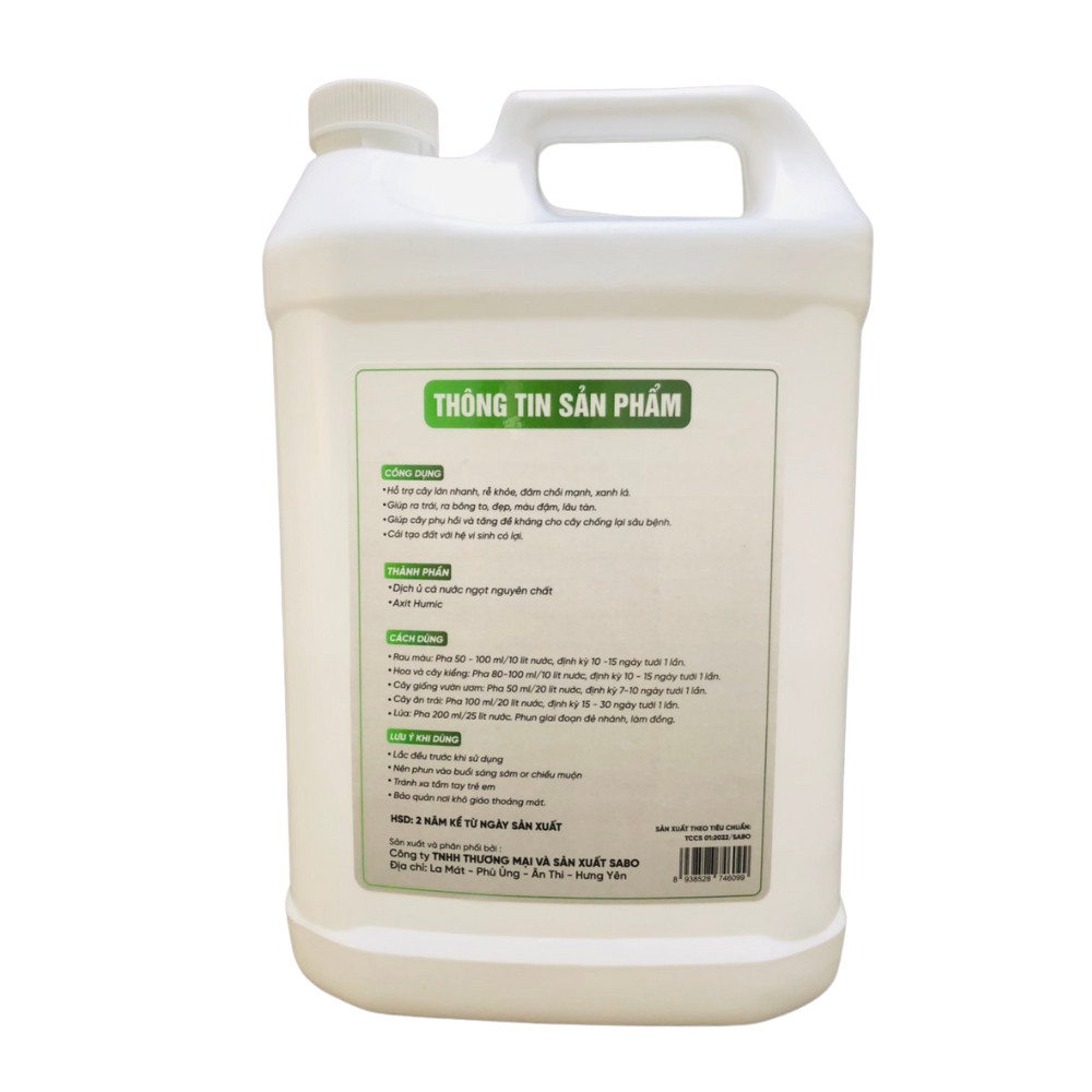 Đạm Cá Hữu Cơ CTBIO Nguyên Chất - Mùi Thơm - Dinh Dưỡng Tự Nhiên cho rau hữu cơ, cây cảnh, hoa quả sạch tại nhà.