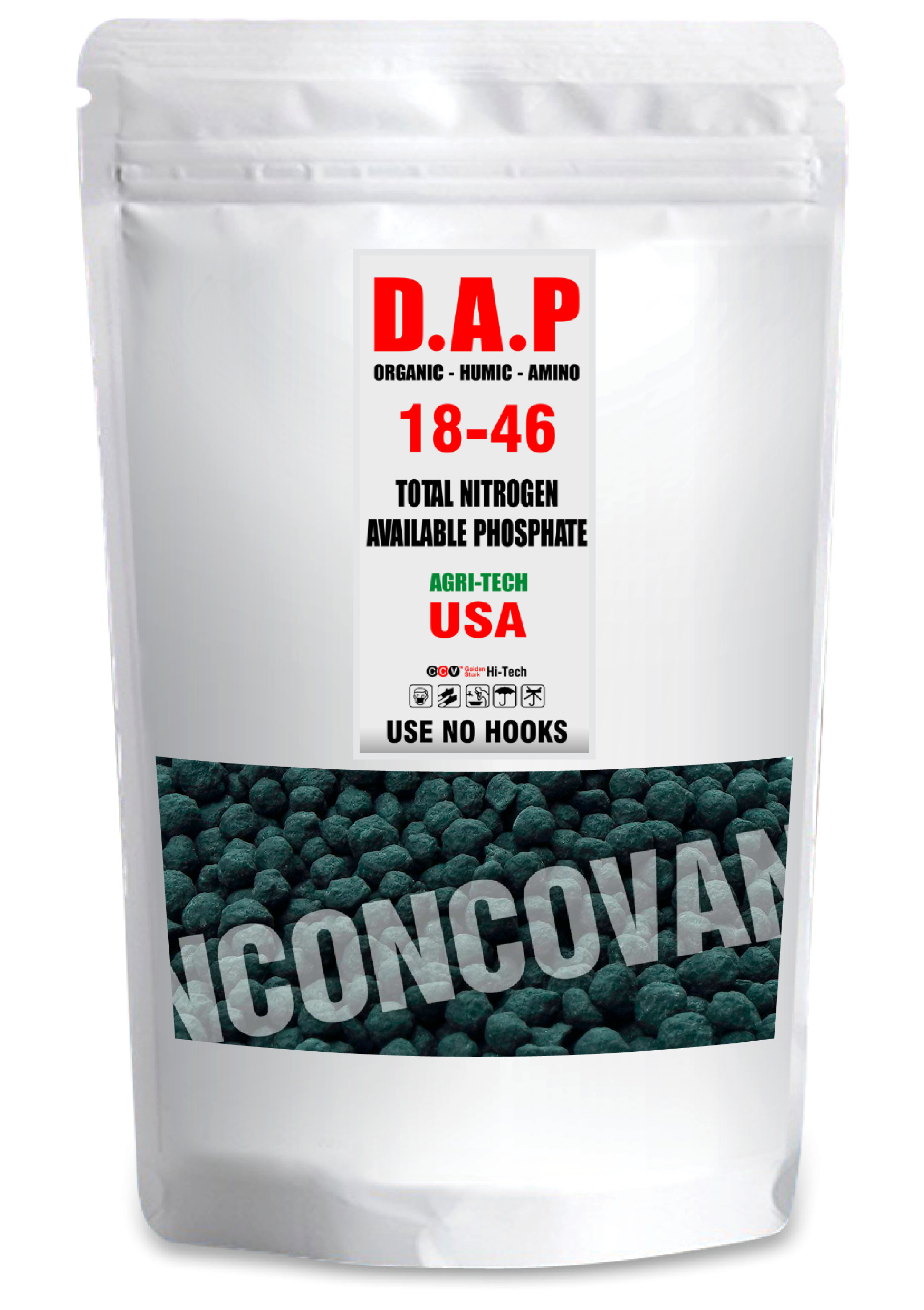 Phân bón nhập khẩu : DAP organic-humic-amino 18-46 usa