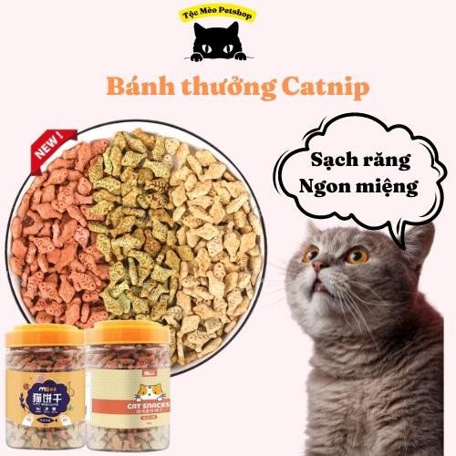 (Túi chiết) Bánh cá/bánh thưởng Catnip cho mèo, giảm búi lông, sạch răng