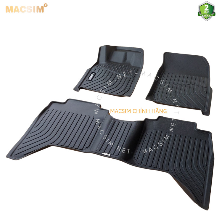 Thảm lót sàn xe ô tô Isuzu D-max 2021+ qd Nhãn hiệu Macsim chất liệu nhựa TPE cao cấp