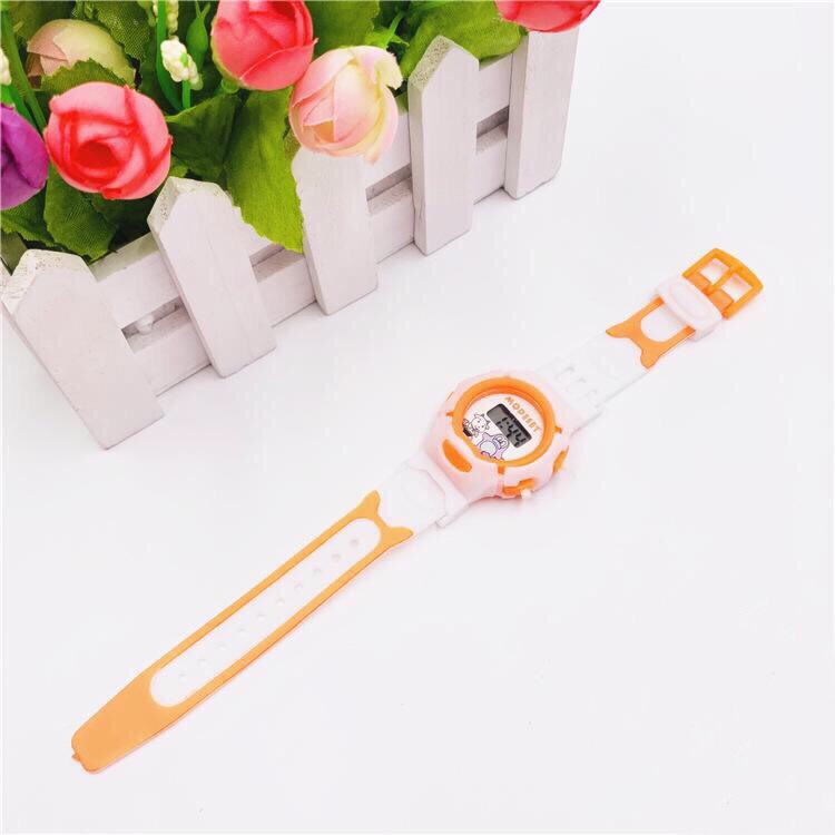 Đồng hồ điện tử trẻ em TIME CLUE Sport lte2 dây silicon,hình ảnh hoạt hình ngộ nghĩnh,hiển thị thời gian và ngày tháng.