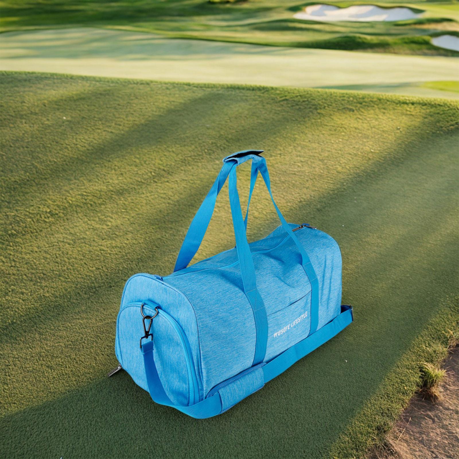 Gym Sport Bag Nylon Travel Duffel Bag for Tennis Outdoor Activities Exercise