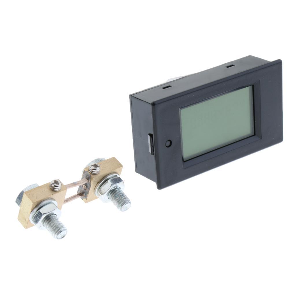DC 6.5-100V 0-20A Digital LCD Display Voltage Current Power Watt KWh Meter Ammeter Voltmeter With Shunt