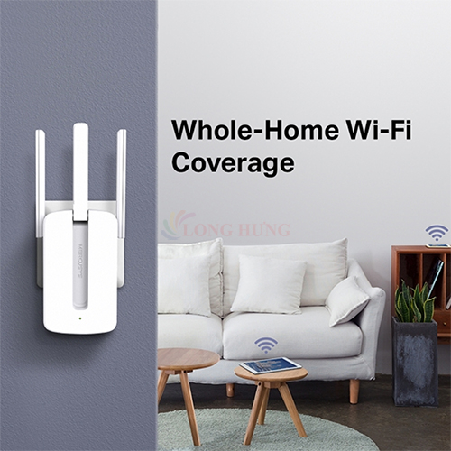 Bộ mở rộng sóng Wifi Mercusys 300 Mbps Range Extender MW300RE - Hàng chính hãng