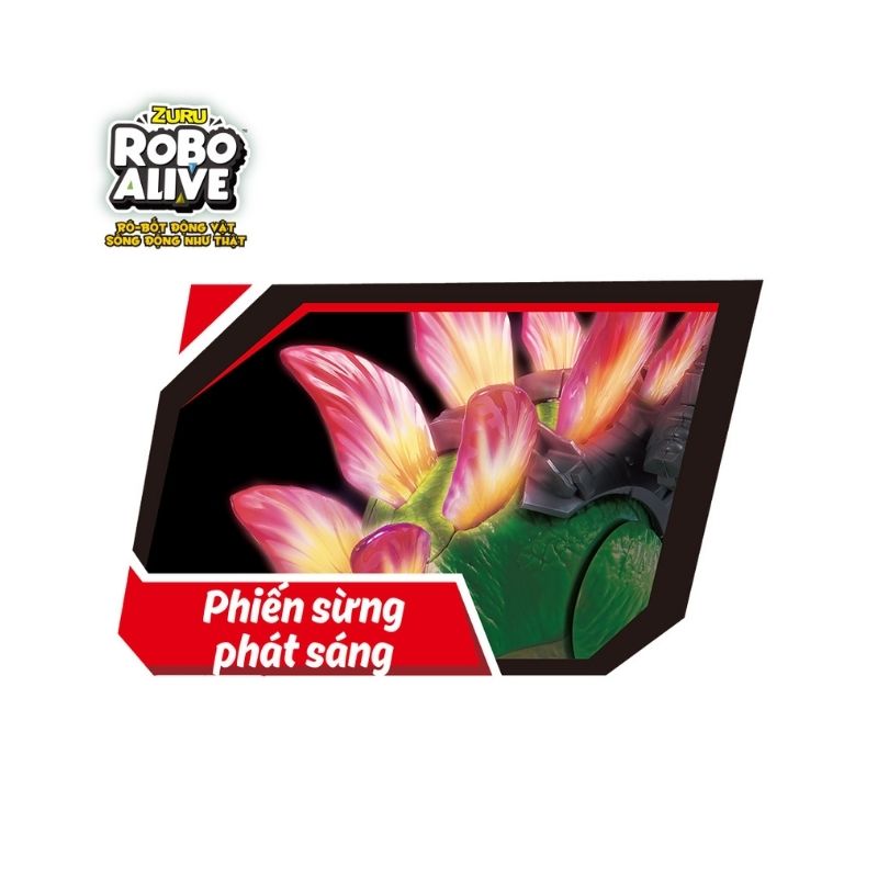 Đồ Chơi ROBO ALIVE Khủng Long Phiến Sừng Chiến Đấu Stegosaurus 7131