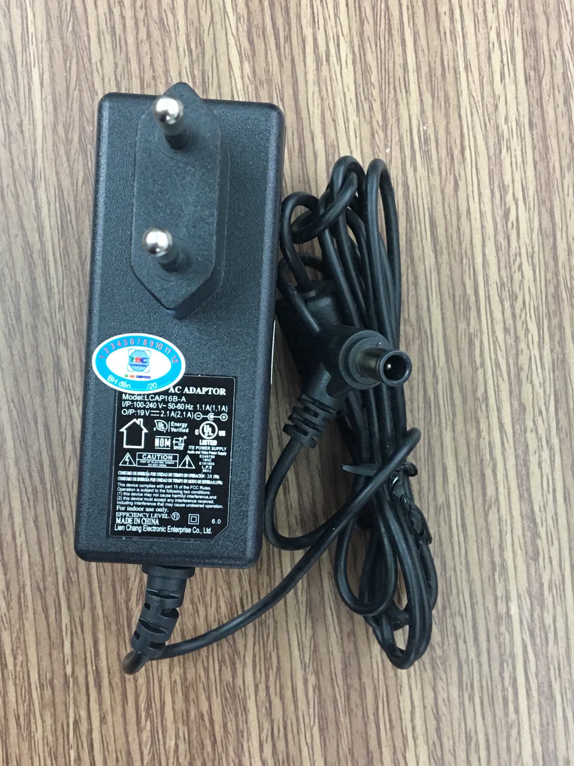 Nguồn Màn Hình LG 19V - 2.1A - Adapter