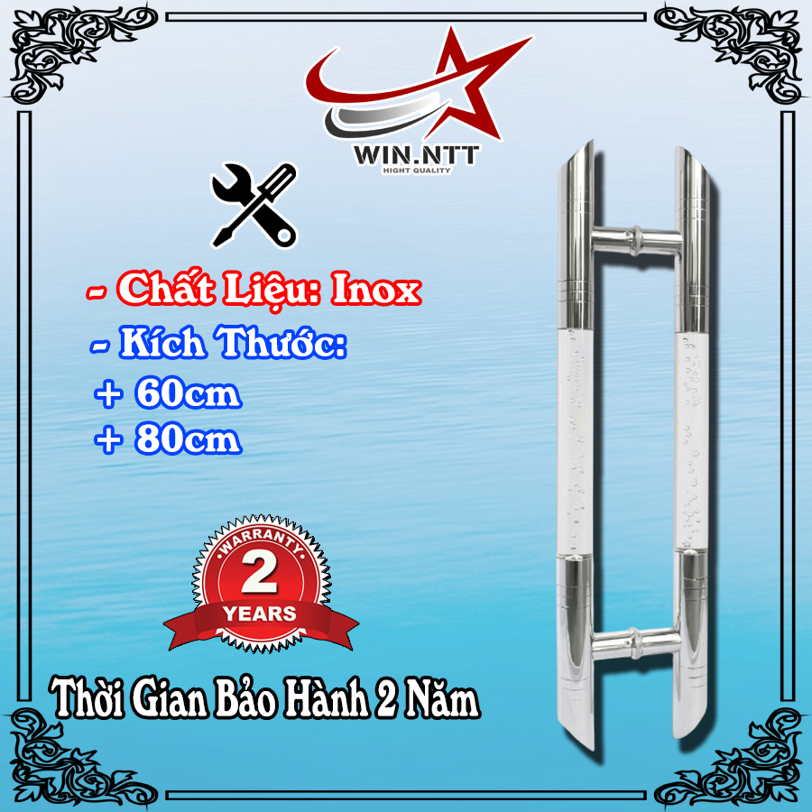 Tay Nắm Cửa Kính Cường Lực, Cửa Nhôm - Tay Nắm Mica Bọt