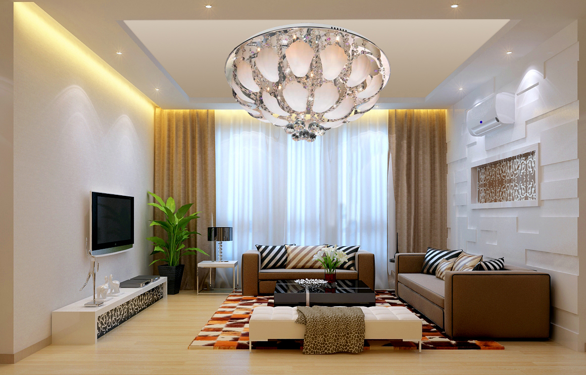 Đèn mâm trang trí ốp trần đổi màu Netviet NC-7604B