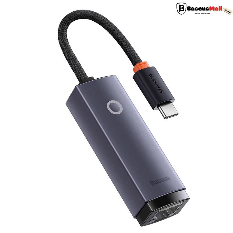 Đầu chuyển cổng USB-A/Type - C sang RJ45 LAN Port Baseus Lite Series Ethernet Adapter