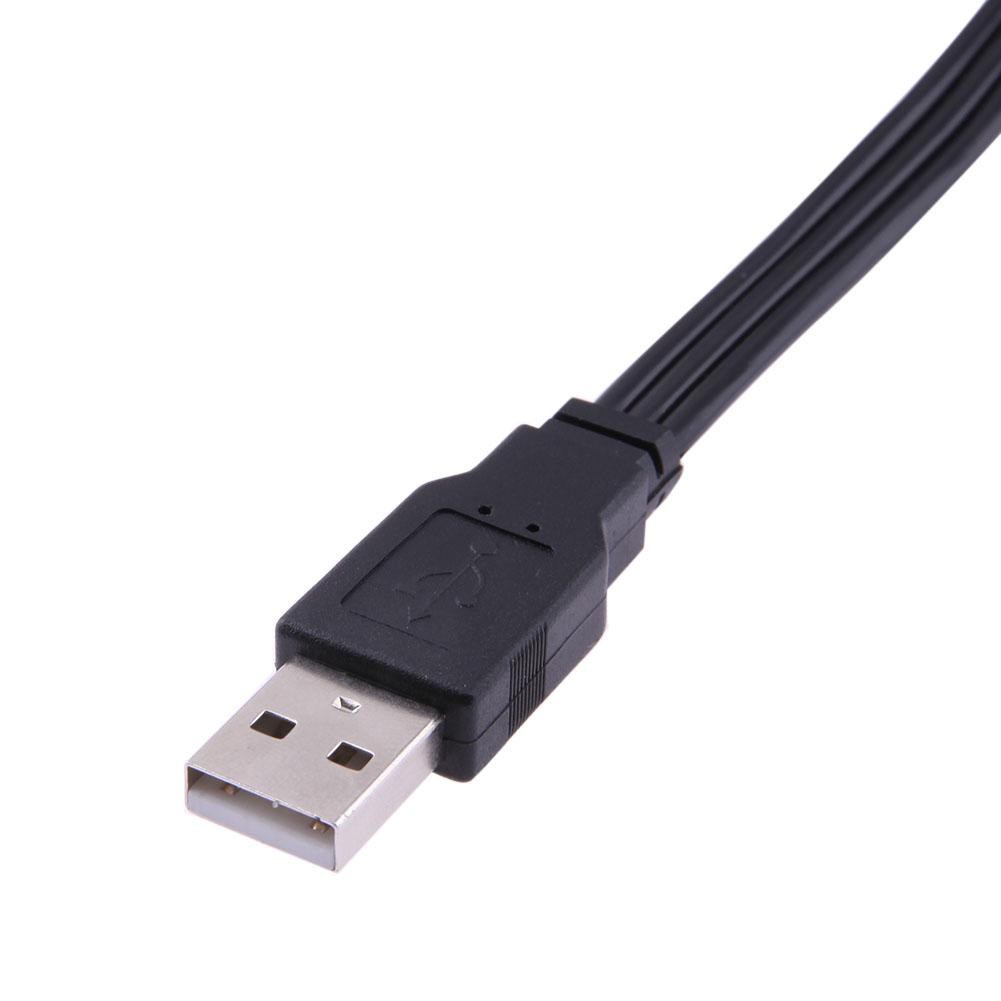 Dây cáp chia USB - AV 3 đầu