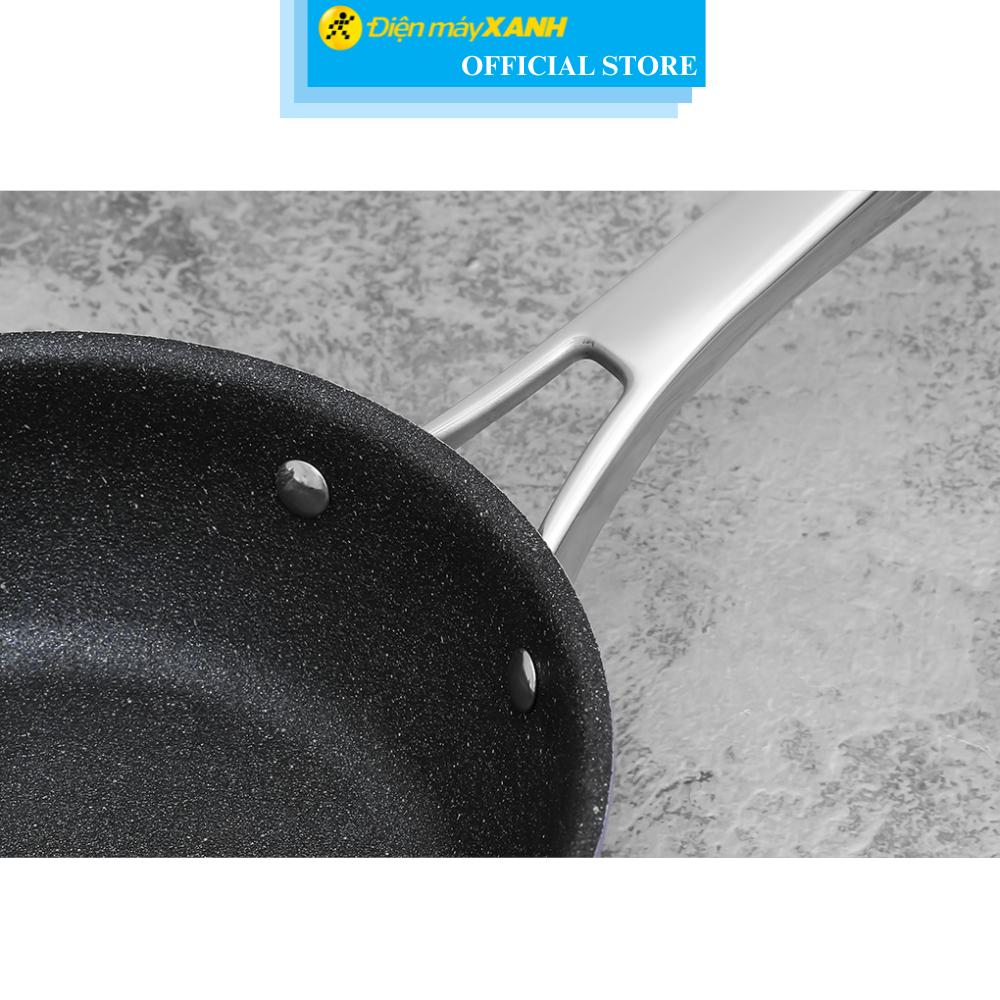 Chảo inox sâu chống dính vân đá đáy từ 24 cm Elmich Hera EL-8186