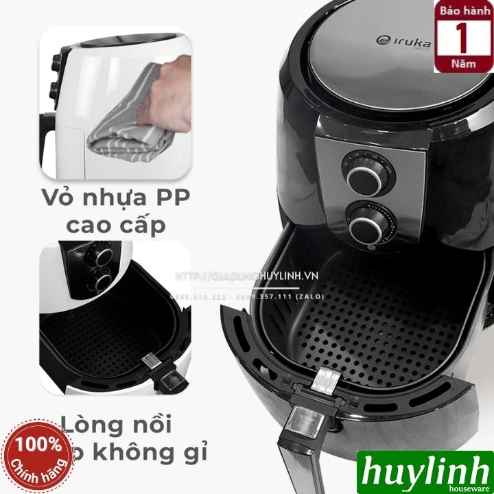 Nồi chiên không dầu Iruka I-67 - Dung tích 6 lít - Công suất 1800W [Iruka I67] - Hàng chính hãng