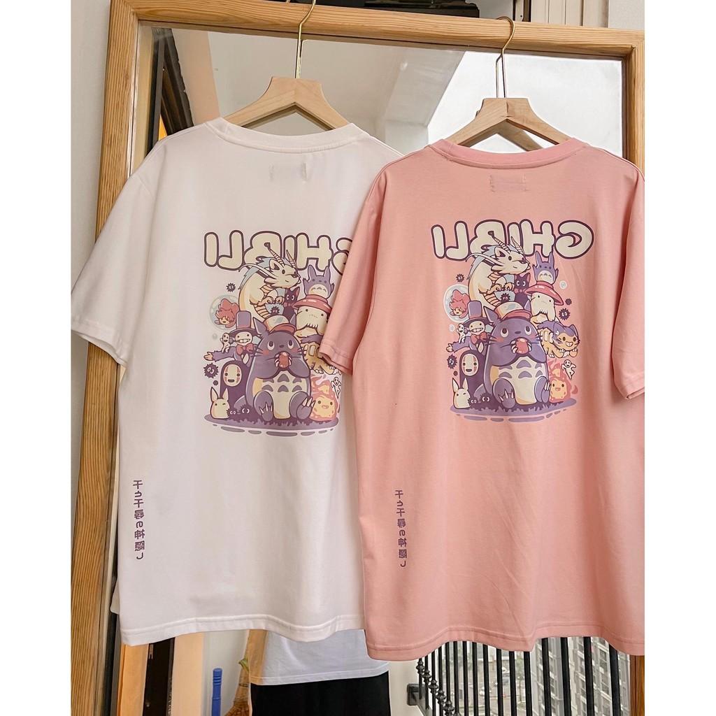 Set thun GHIBLI nhiều màu form rộng dễ mặc basic unisex - Made by Fiin