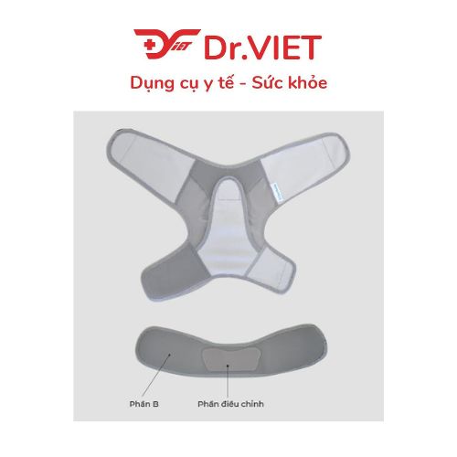 Đai Nâng Vai BonBone Mesh Up Shoulder Chính Hãng Nhật Bản – Hỗ Trợ Giữ Thẳng Tư Thế, Giảm Đau Mỏi Vai Gáy, Cải Thiện Tư Thế Ngồi, Phòng Ngừa Gù Lưng – Chất Liệu Thoáng Khí, Co Giãn Tốt, Thoải Mái Khi Mặc Dưới Áo, Phù Hợp Nam Nữ, Size M L – Hàng Chất lượng