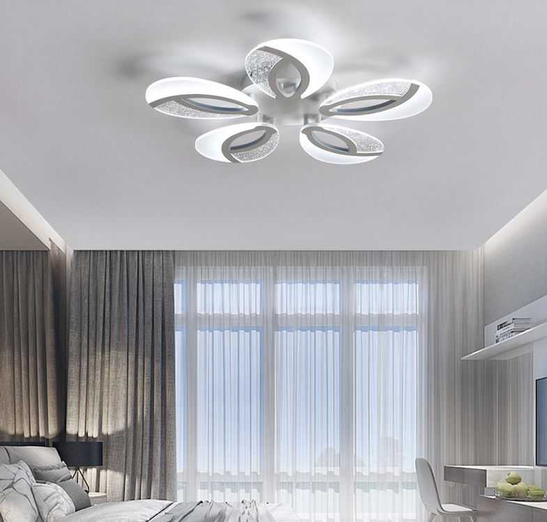 Đèn trần LOKET trang trí nội thất sang trọng với 3 chế độ ánh sáng hiện đại - kèm điều khiển từ xa.