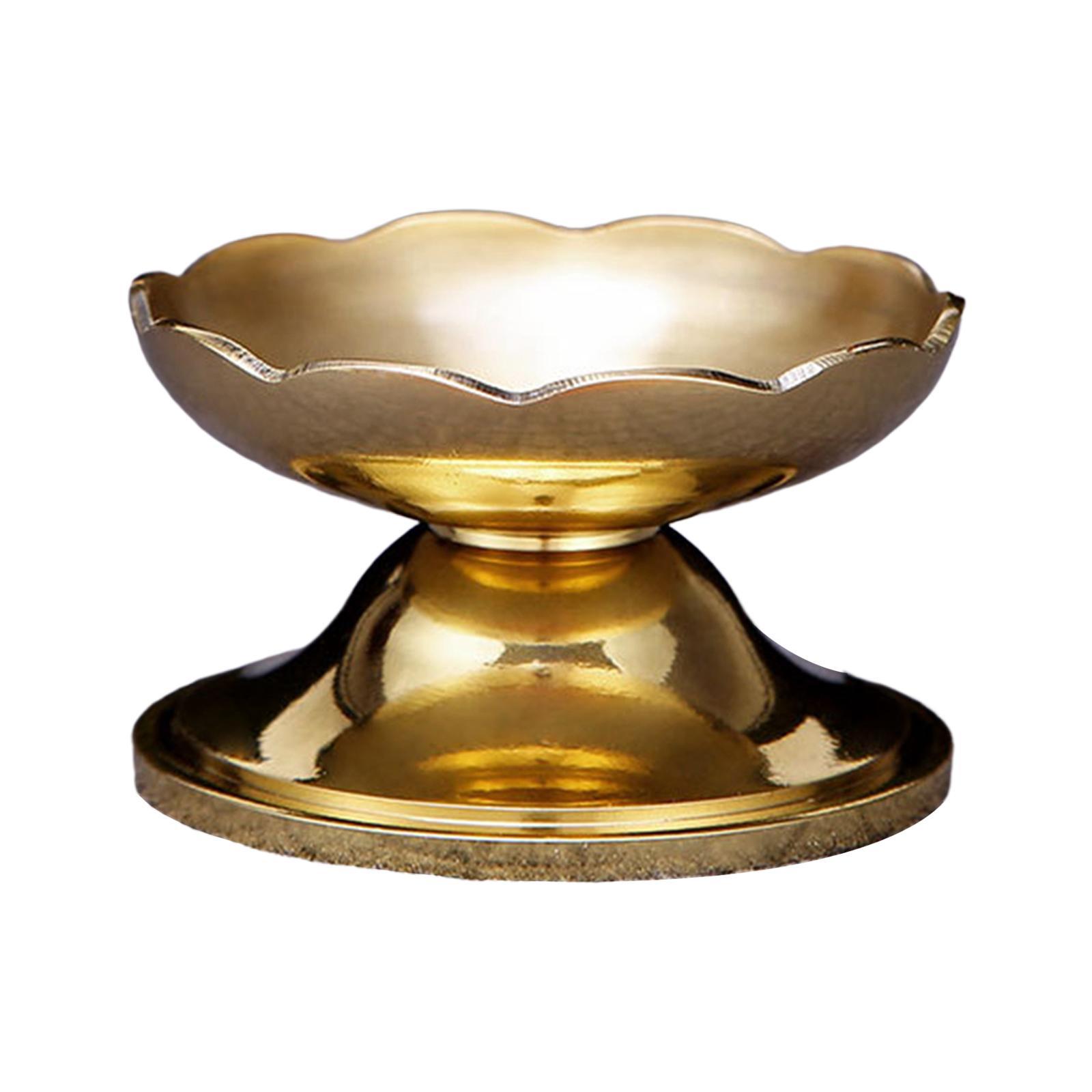 Brass Ghee Lamp Holder Tibetan Tealight Holder Buddhist Altar Supplies