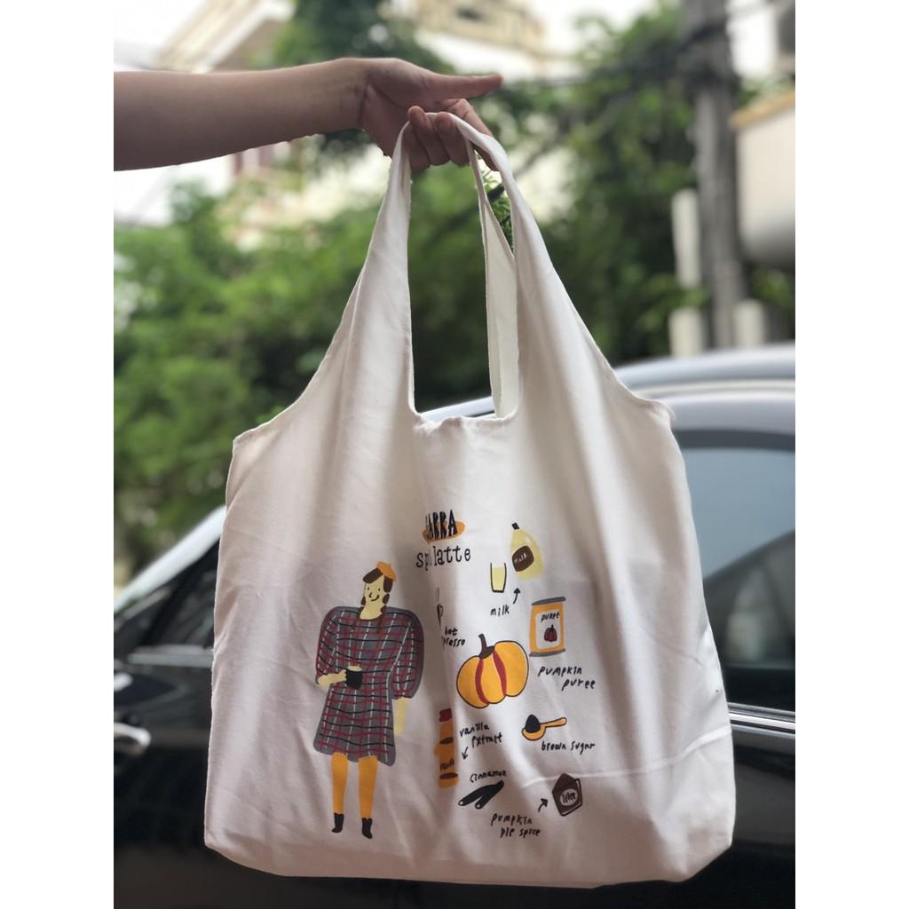 Túi tote vải canvas nhiều mẫu siêu hot tặng quà xinh